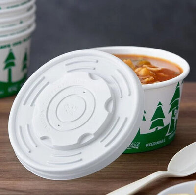 12OZ-32OZ VENTED PLASTIC LIDS FOR SOUP CONTAINER